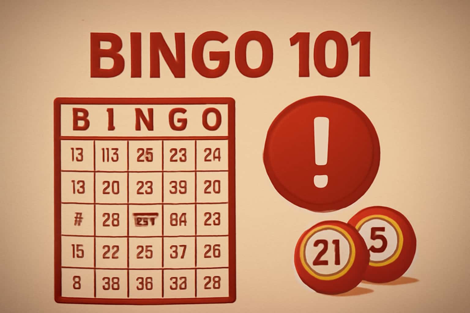 Informational scene about Bingo 101 compatibility issues with clear text.