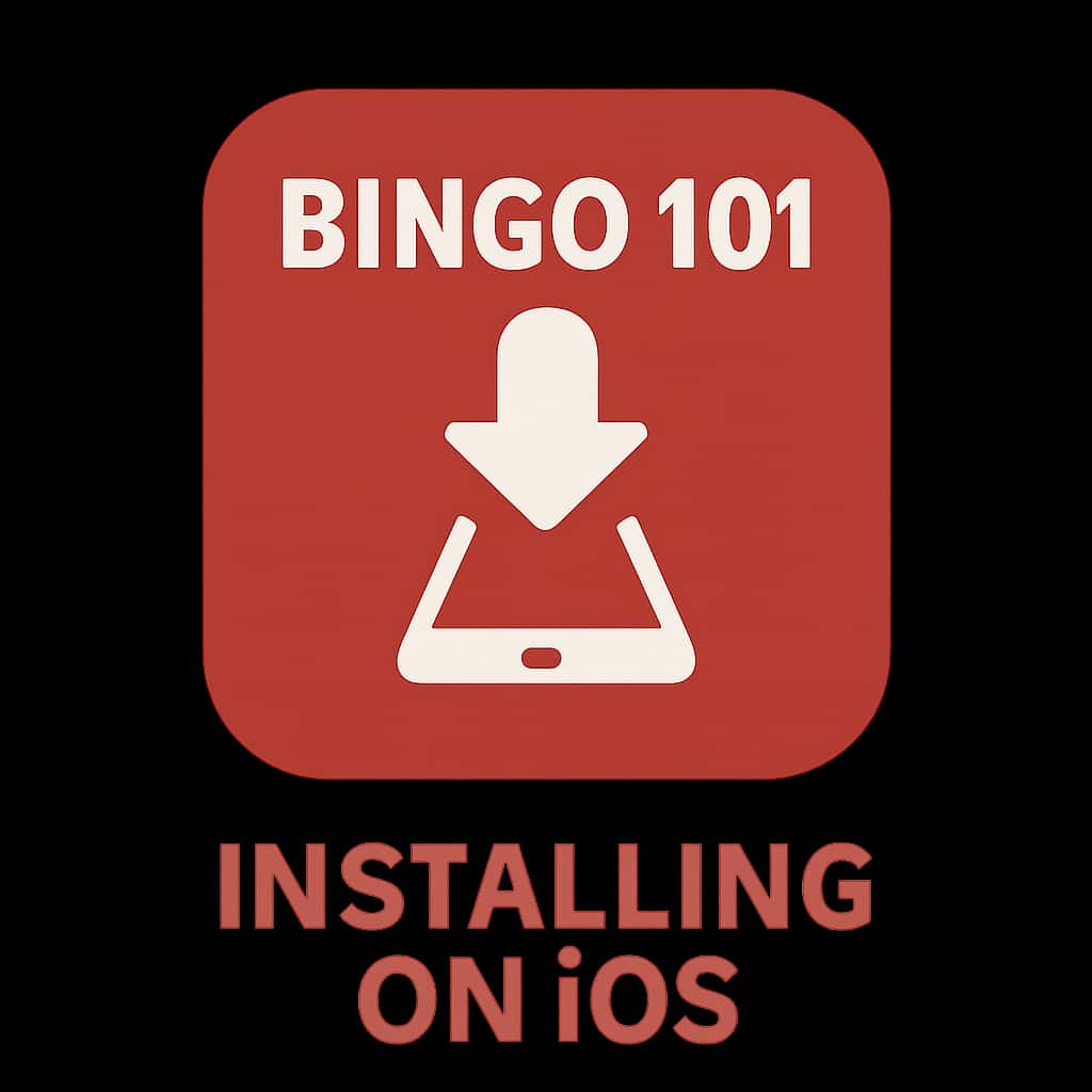 Icon representing Bingo 101 installation guidance for iOS devices.