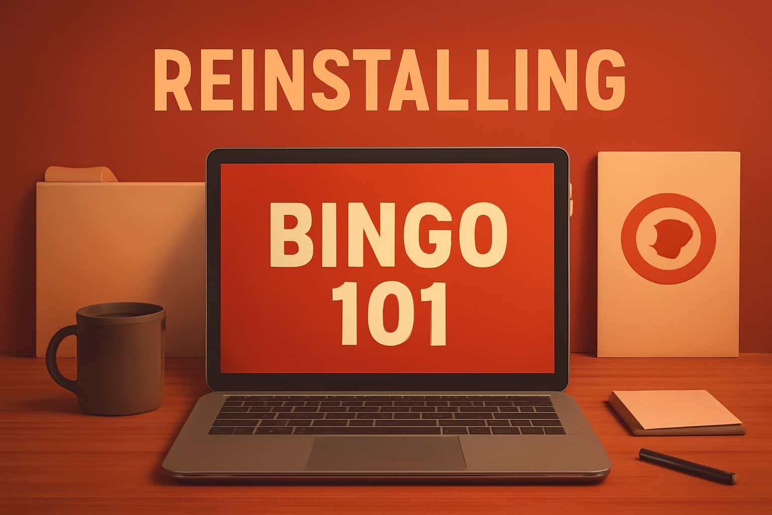 Visual representation related to the process of reinstalling Bingo 101 on mobile devices.