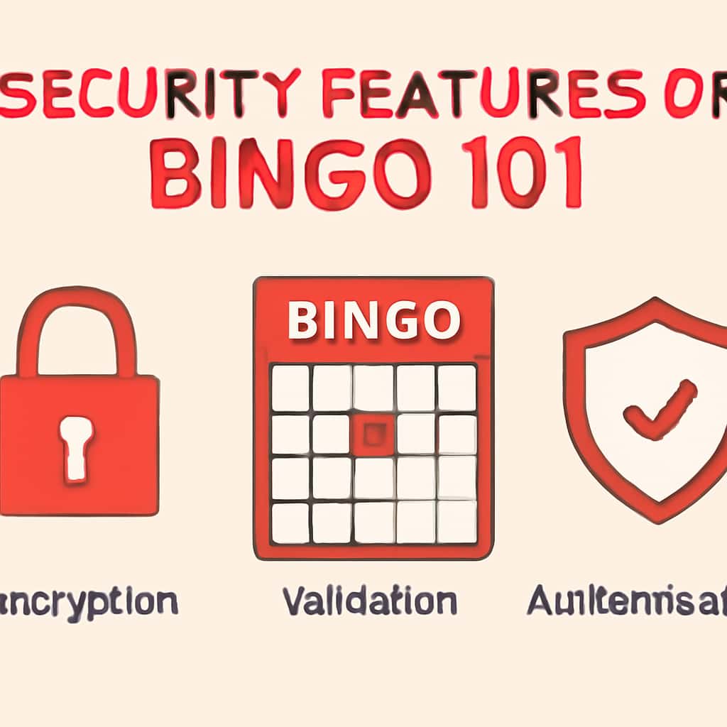 Illustration detailing the security mechanisms of Bingo 101, highlighting user protection measures.