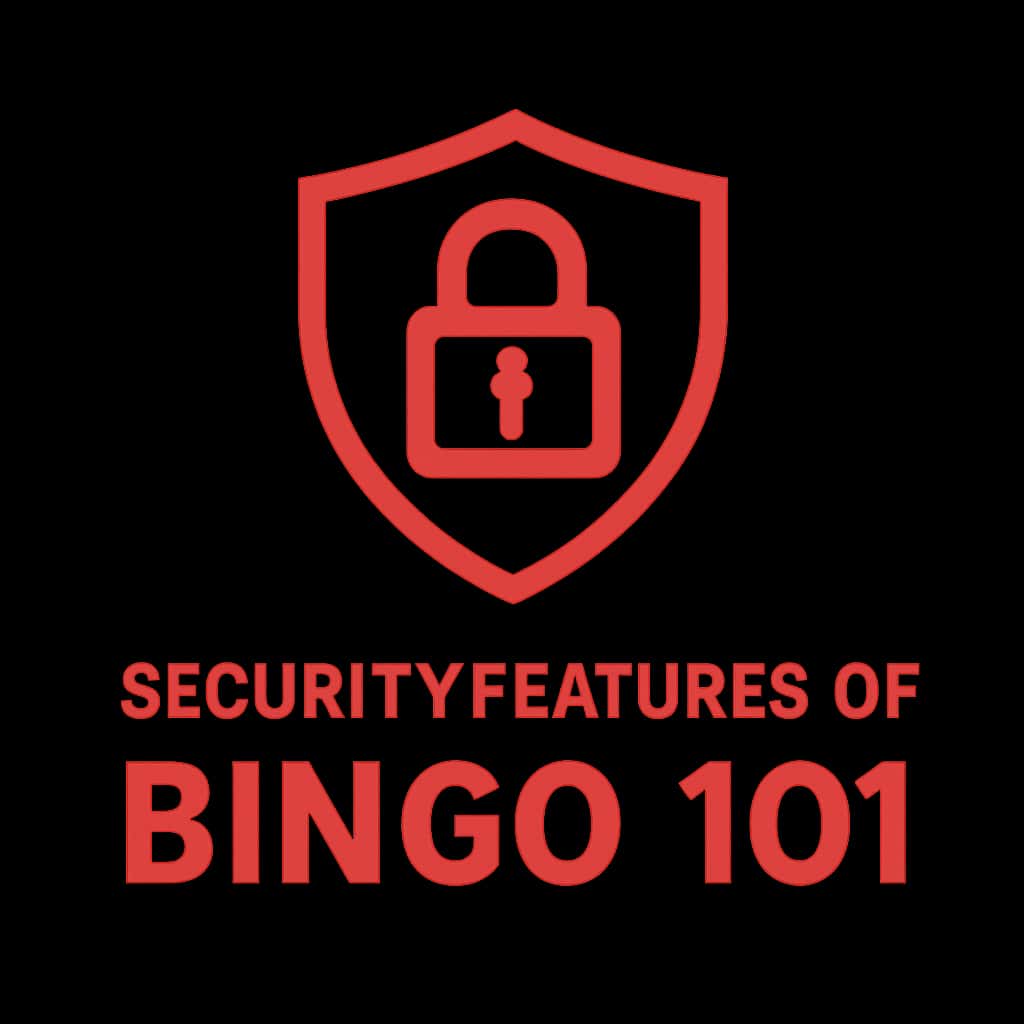 Icon depicting the security features of Bingo 101 for user guidance.