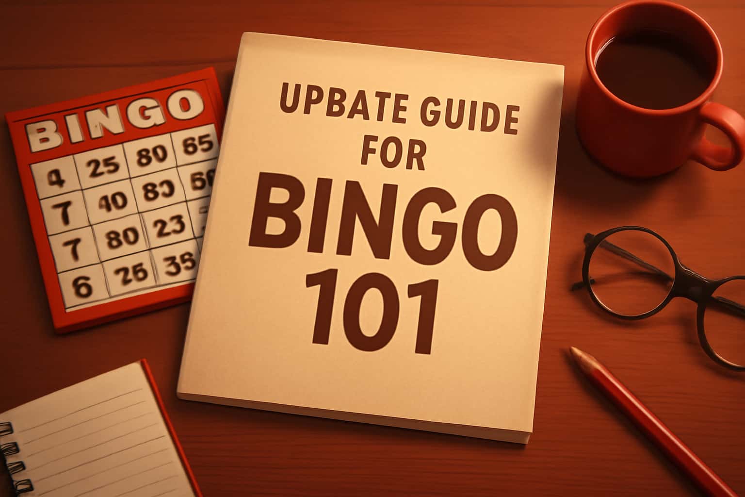 An informative graphic illustrating the update process for Bingo 101.