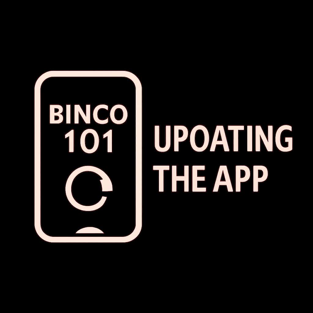 Icon representing the update process for Bingo 101 App.