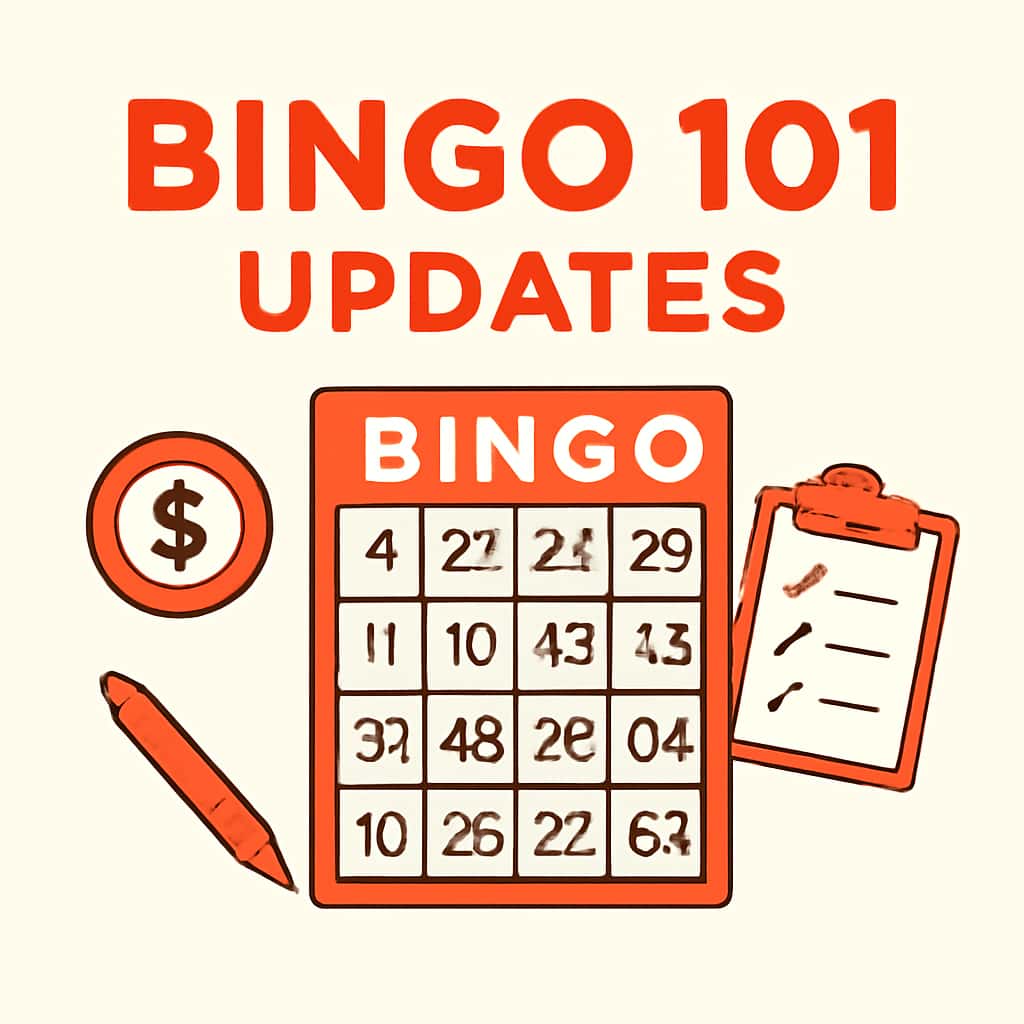 Illustration detailing Bingo 101 Update procedures.