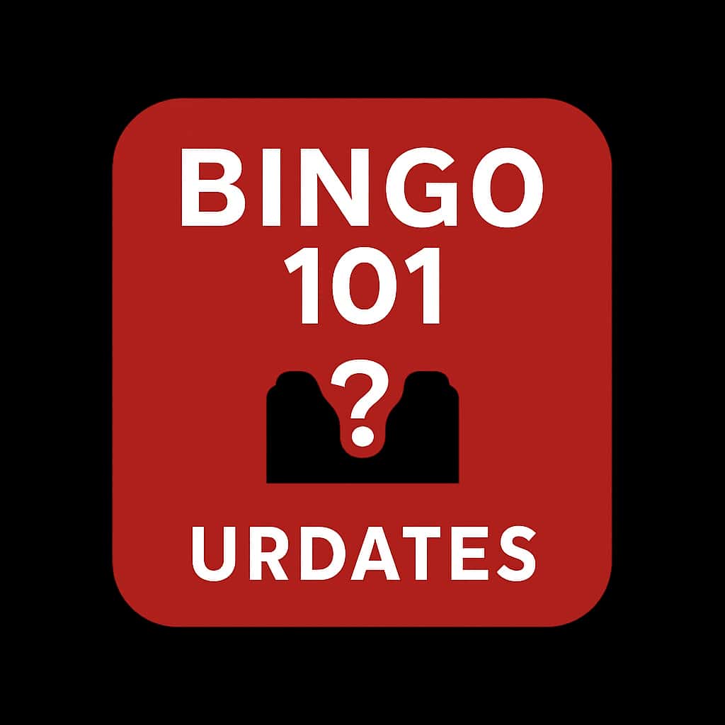 Simple badge design for Bingo 101 Updates.