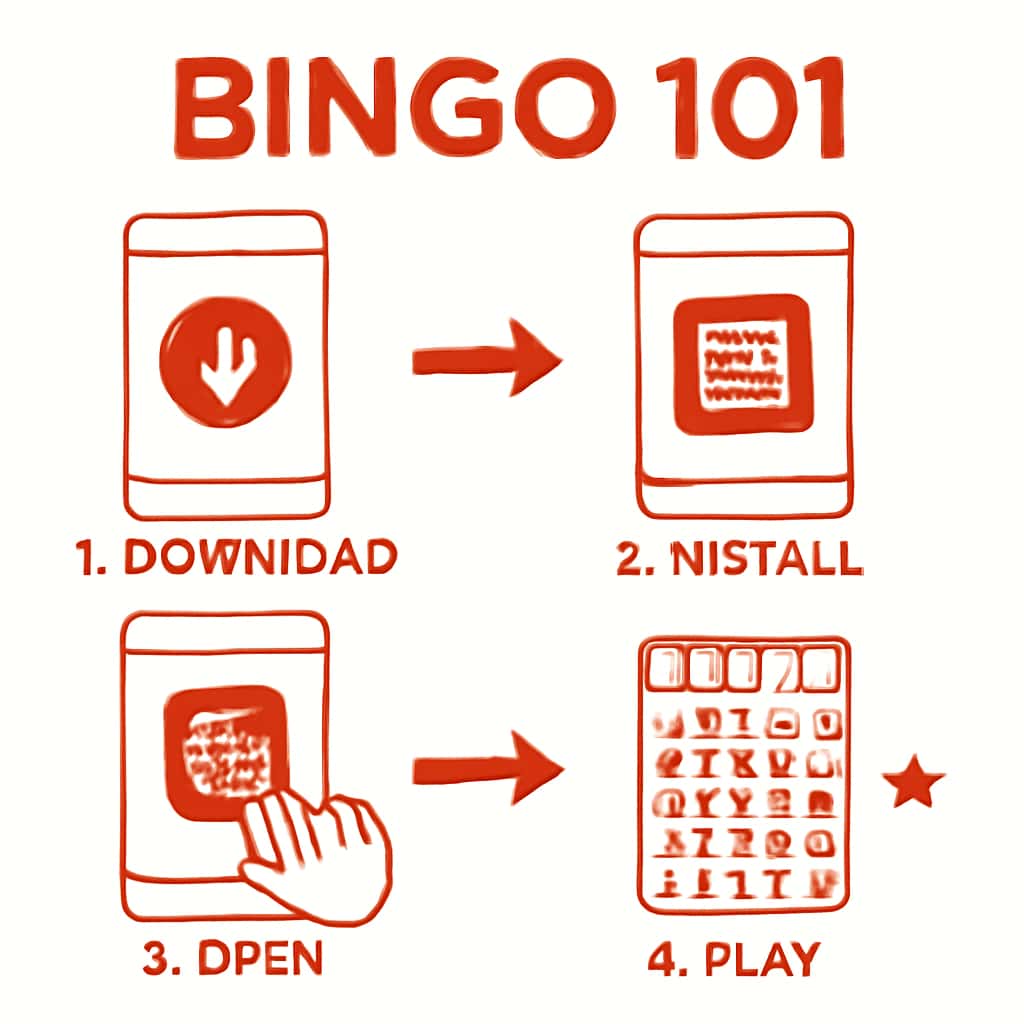 Diagram of Bingo 101 installation steps.