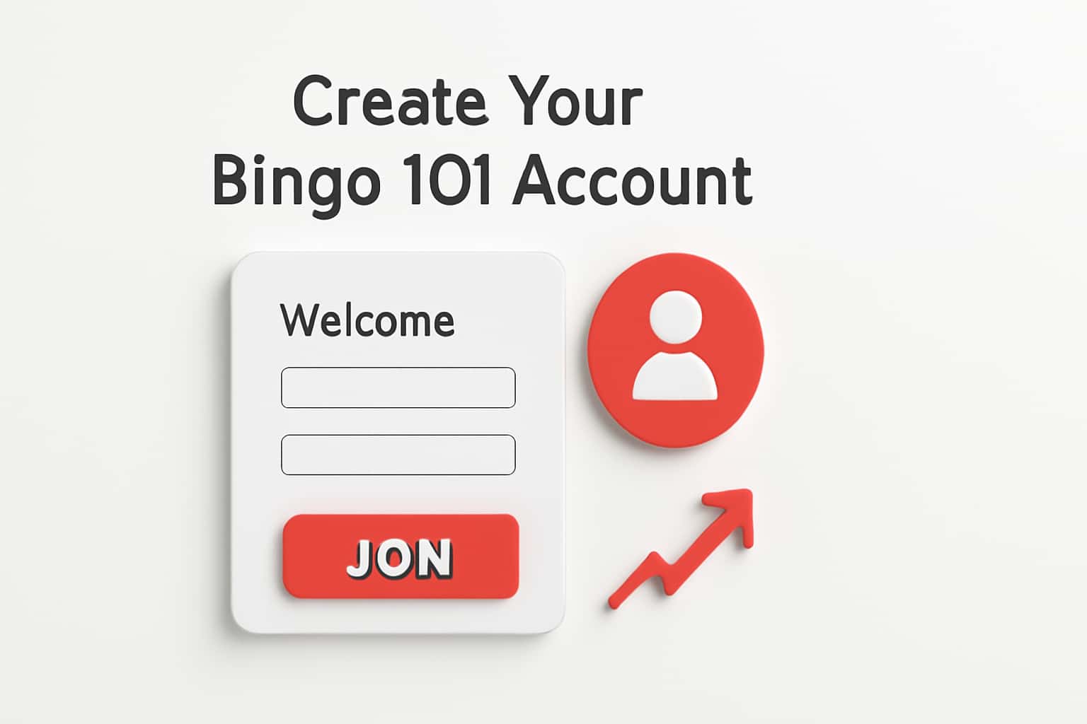 Create Your Bingo 101 Account Interface